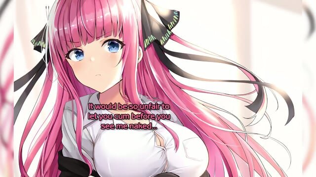 [ Hentai JOI ] Tutoring Session With Nakano Nino Went | JOIShows.Com